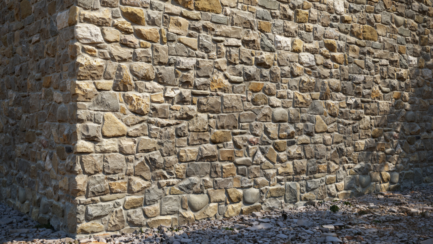 Italian stone wall texture